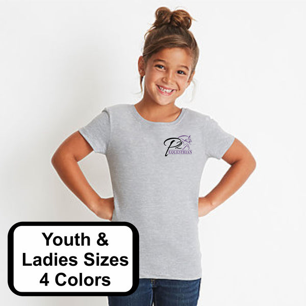 P2 Equestrian Next Level Ladies and Girls Tee