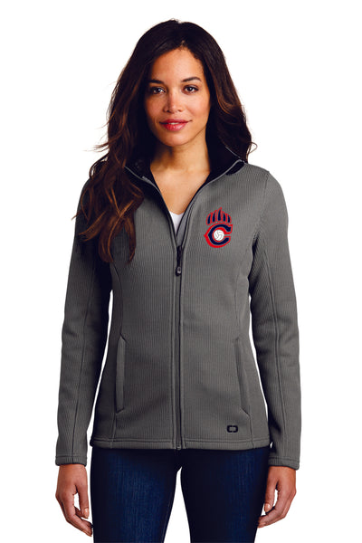 Chap Volleyball Ladies and Unisex Heavy Gauge Knit Jacket- Embroidered