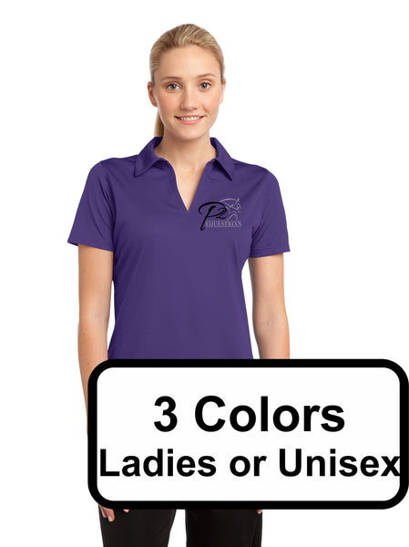 P2 Equestrian Ladies or Unisex Wicking Polo