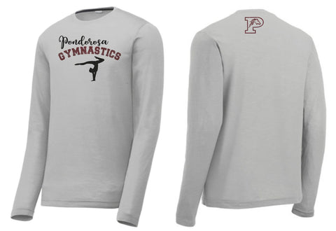 Ponderosa Gymnastics Unisex Long Sleeve Tee -Matte or Glitter