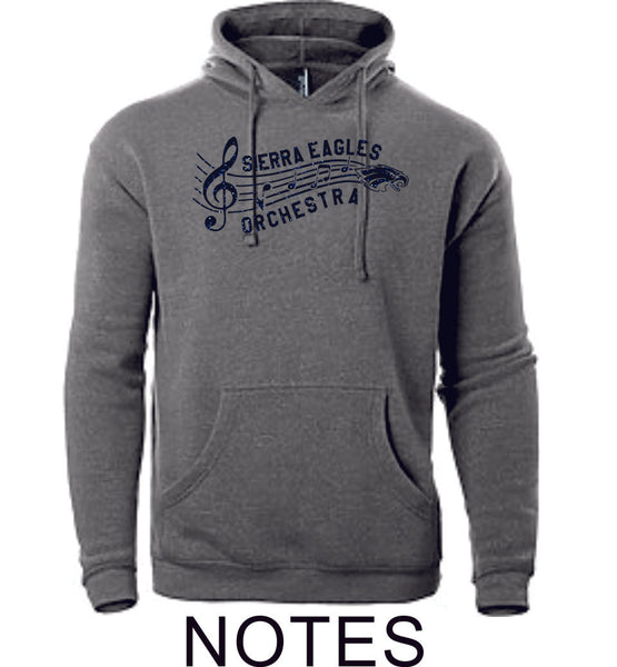 Sierra Music Premium Unisex Hoodie- 3 Designs- Matte or Glitter