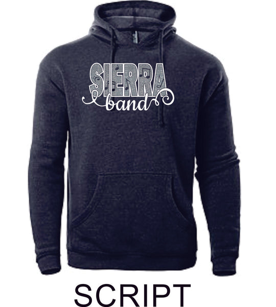 Sierra Music Premium Unisex Hoodie- 3 Designs- Matte or Glitter