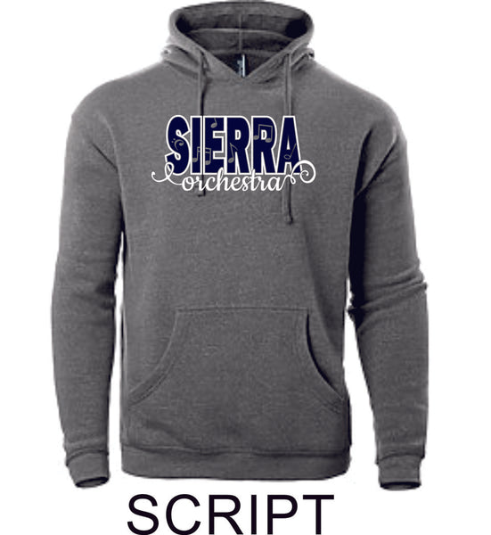 Sierra Music Premium Unisex Hoodie- 3 Designs- Matte or Glitter