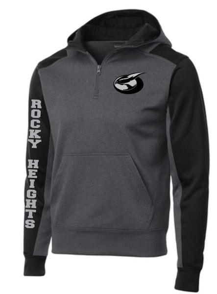 RHMS 1/4 Zip Colorblock Hoodie