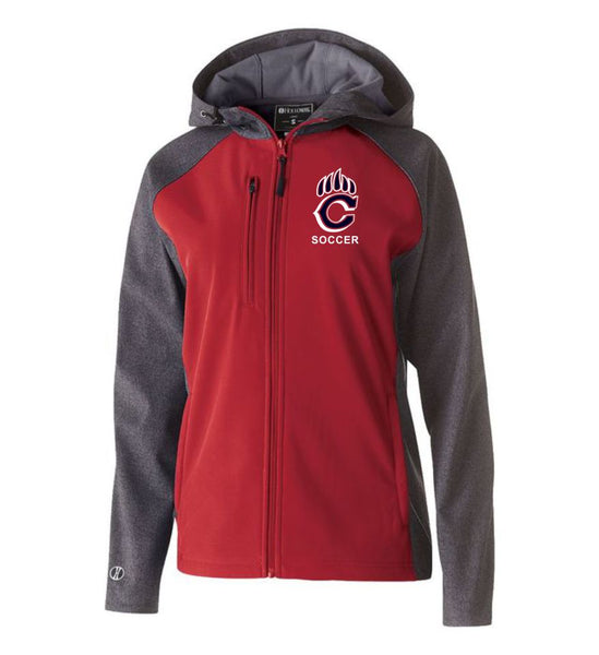 Chap Soccer Ladies Soft Shell Hooded Jacket