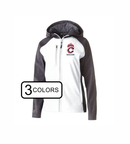 Chap Soccer Ladies Soft Shell Hooded Jacket