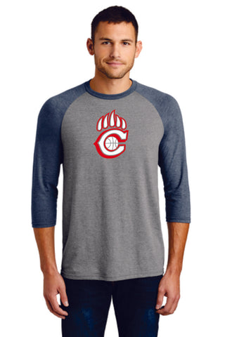 Chap Basketball Unisex Raglan -4 designs - Matte or Glitter