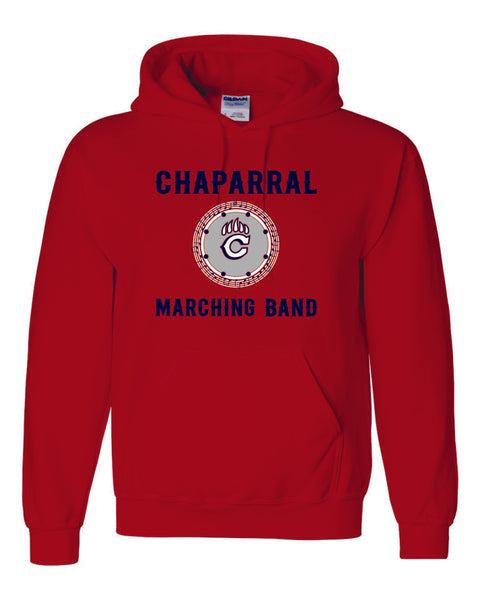 Chap Band Logo Hooded Sweatshirt- Matte and Glitter