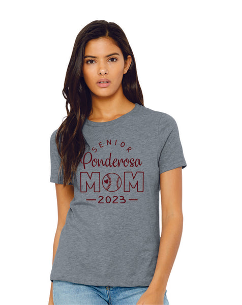 Pondo Baseball Senior Mom Tee