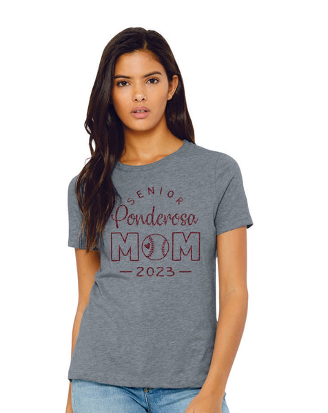 Pondo Baseball Senior Mom Tee