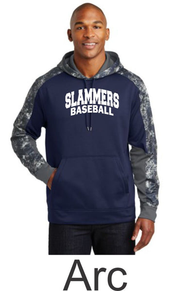 Slammers Colorblock Hooded Wicking Sweatshirt- in 2 designs