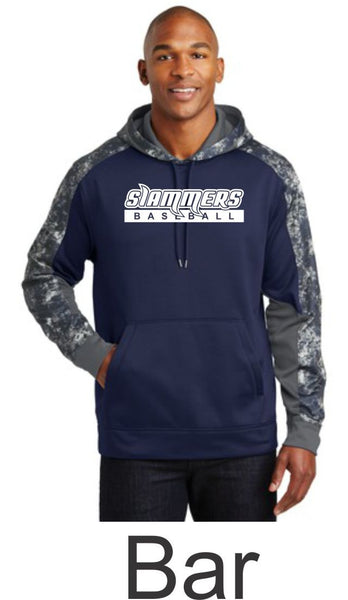 Slammers Colorblock Hooded Wicking Sweatshirt- in 2 designs