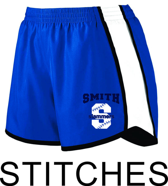 Slammers Ladies/Girls Running Shorts- 2 designs