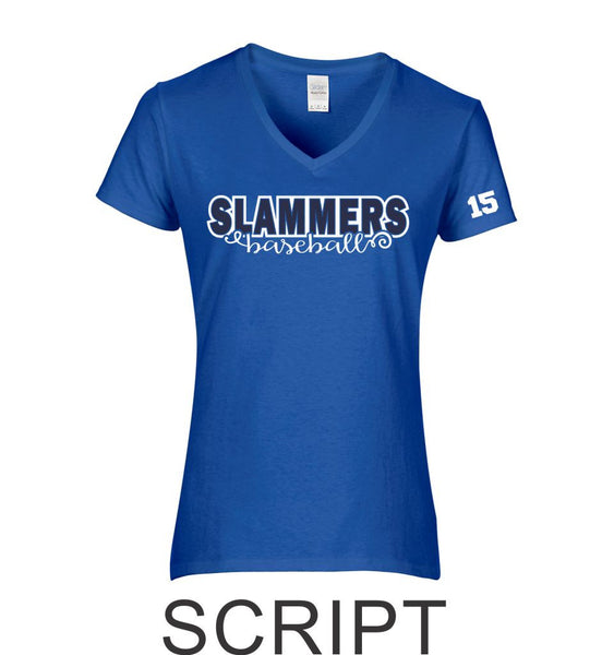 Slammers Ladies Short Sleeve Tee- 4 Designs