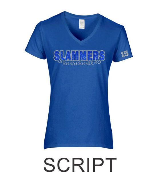 Slammers Stars Ladies Short Sleeve Tee- 4 Designs