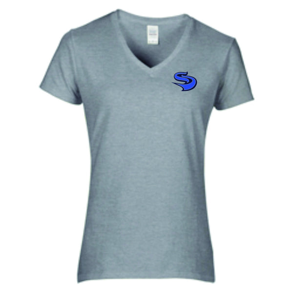 Slammers Ladies Short Sleeve Tee- Square Design