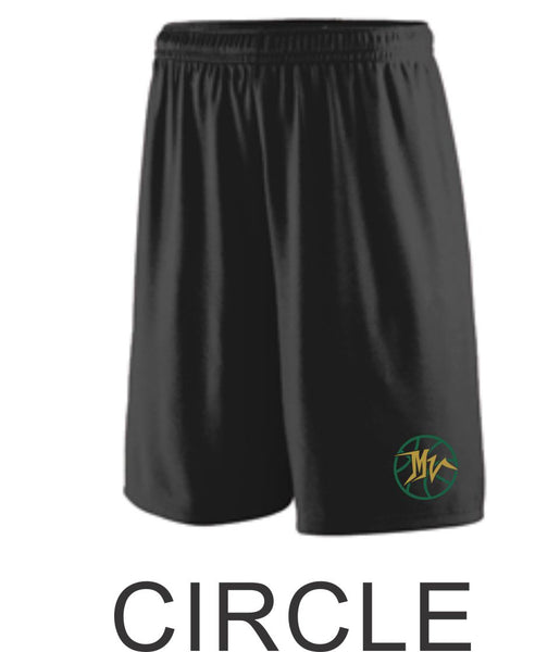 MVHS Basketball Wicking Training Shorts-2 designs