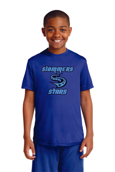 Slammers Stars Wicking Tee- Ladies, Youth, Unisex Sizes