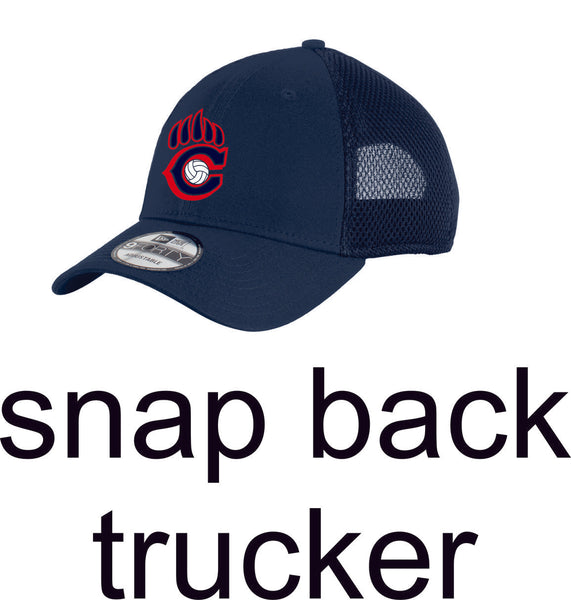 Chap Volleyball Embroidered Hat- 3 hat choices