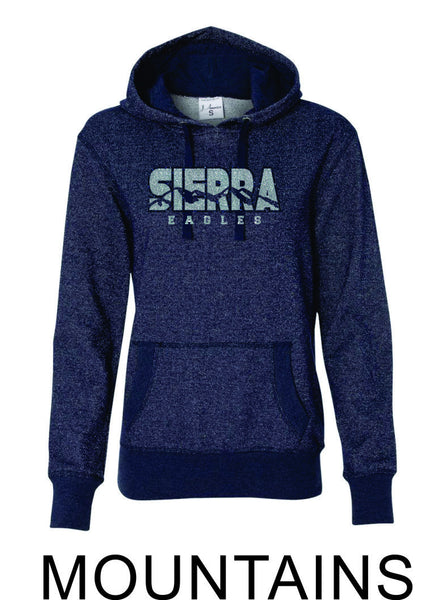Sierra Ladies Sparkle Fabric French Terry Hoodie- 4 designs