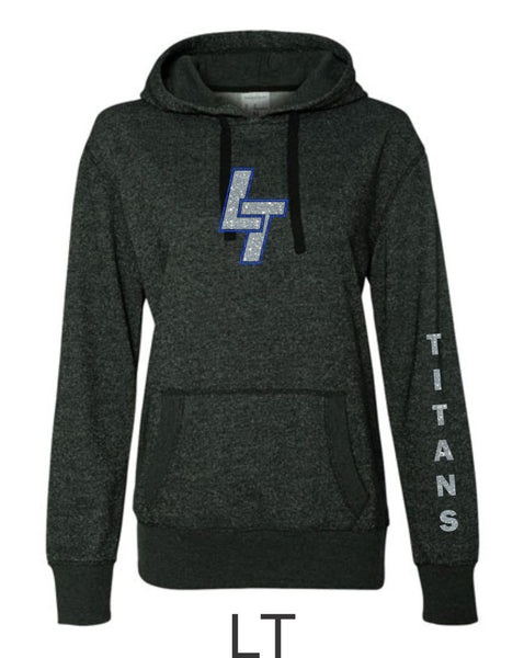 Legend Ladies Sparkle Fabric French Terry Hoodie- 3 designs