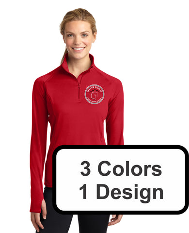 Can Am Stables Ladies Sports Wik 1/4 Zip Pullover