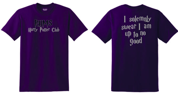 RHMS Harry Potter Club Basic Trouble Tee- Matte or Glitter