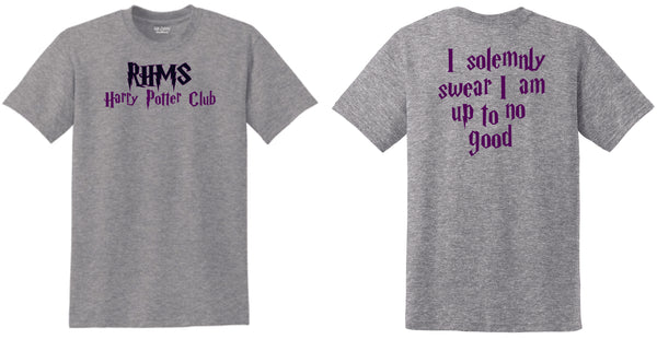 RHMS Harry Potter Club Basic Trouble Tee- Matte or Glitter