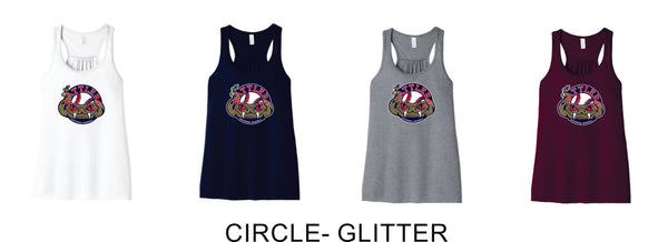 Rattlers Flowy Tank- 3 designs- Matte or Glitter