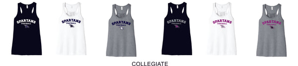 Spartans Flowy Tank- 7 designs- Matte or Glitter