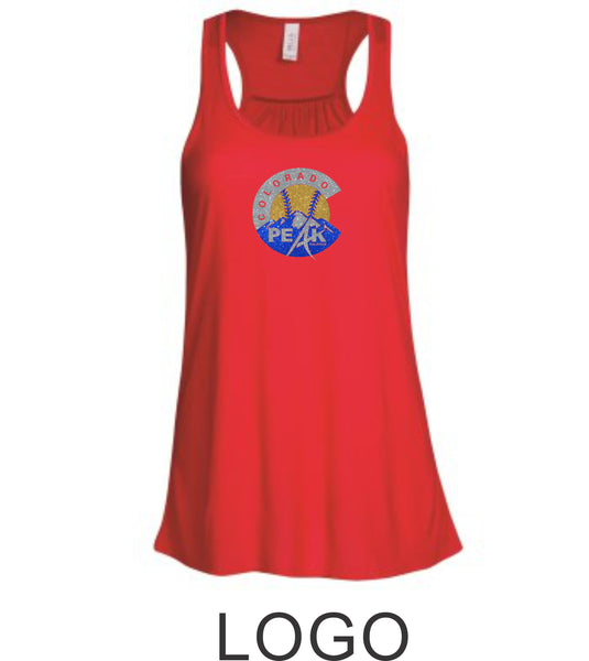 Peak Flowy Tank- 2 designs- Matte or Glitter