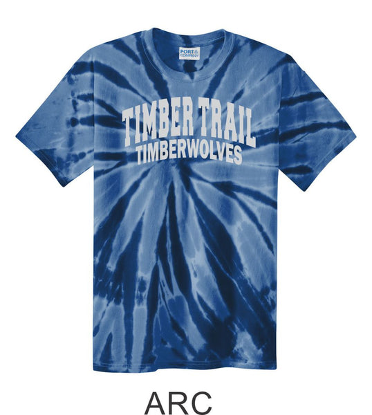 Timber Trail Tie Dye Tee- 5 Designs- Matter or Glitter