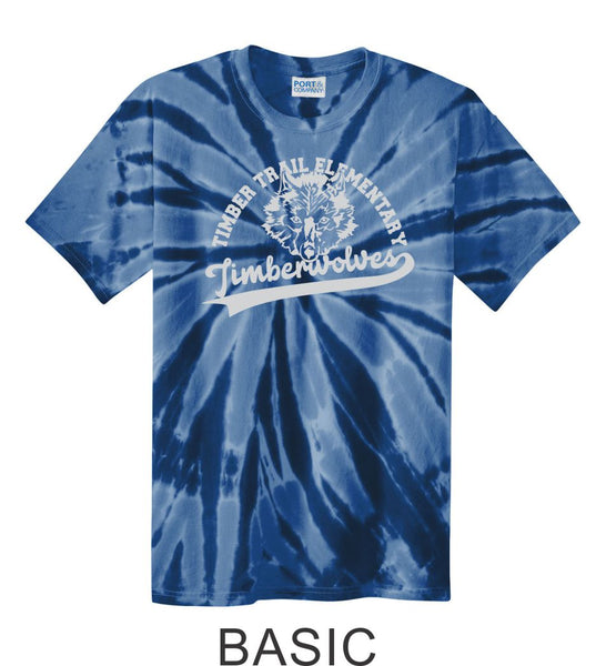 Timber Trail Tie Dye Tee- 5 Designs- Matter or Glitter