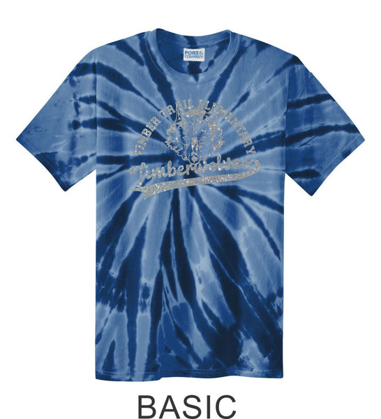 Timber Trail Tie Dye Tee- 5 Designs- Matter or Glitter