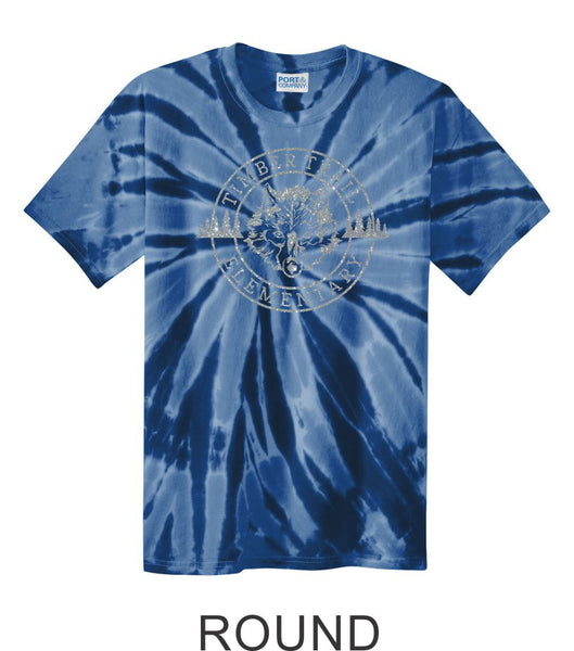 Timber Trail Tie Dye Tee- 5 Designs- Matter or Glitter