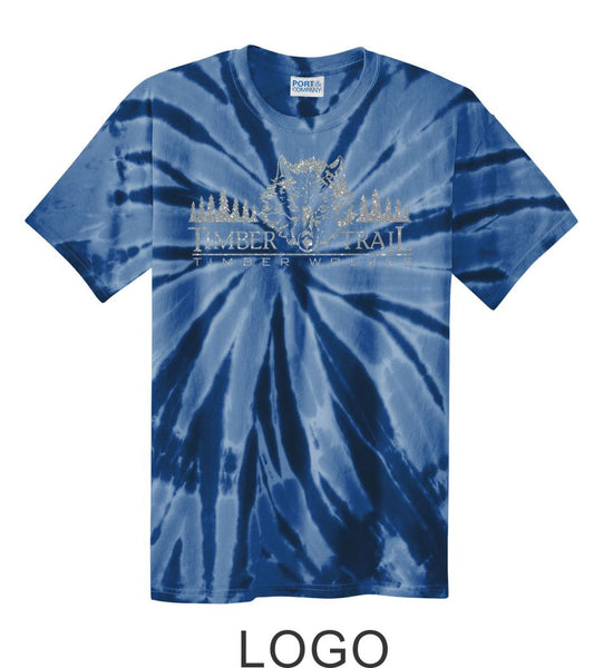 Timber Trail Tie Dye Tee- 5 Designs- Matter or Glitter