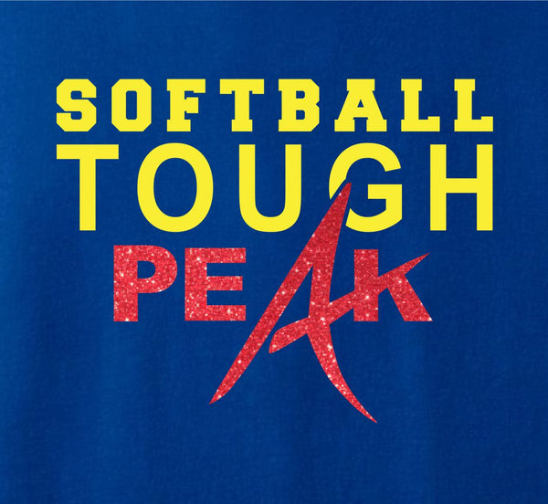 Peak Softball Ladies Short Sleeve Softball Tough Tee