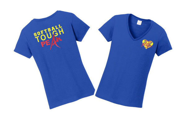 Peak Softball Ladies Short Sleeve Softball Tough Tee