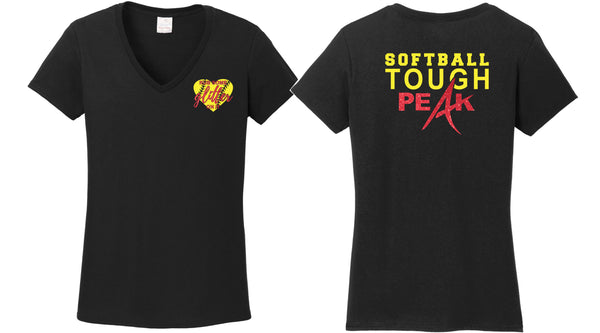 Peak Softball Ladies Short Sleeve Softball Tough Tee
