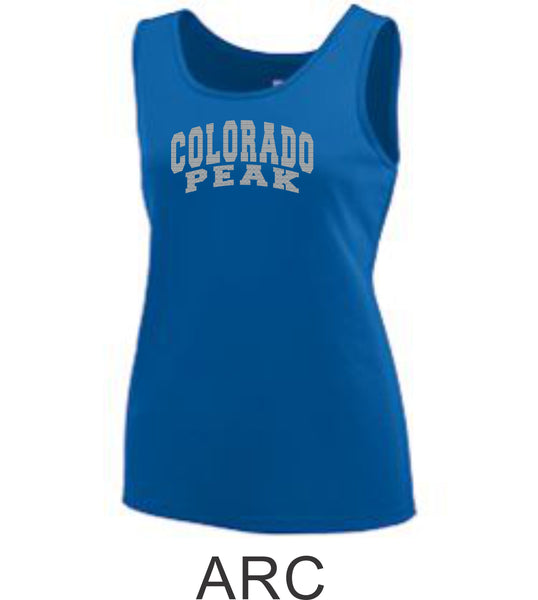 Peak Training Tank- Girls or Ladies- Matte or Glitter