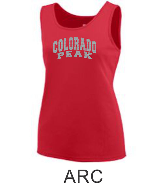 Peak Training Tank- Girls or Ladies- Matte or Glitter
