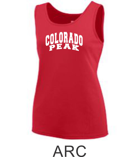 Peak Training Tank- Girls or Ladies- Matte or Glitter