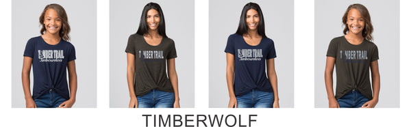 Timber Trail Twisted Tee- Ladies - 5 Designs