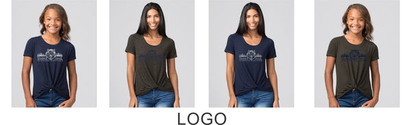 Timber Trail Twisted Tee- Ladies - 5 Designs