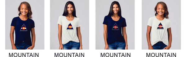 BRE Twisted Tee- Ladies or Girls- 5 Designs