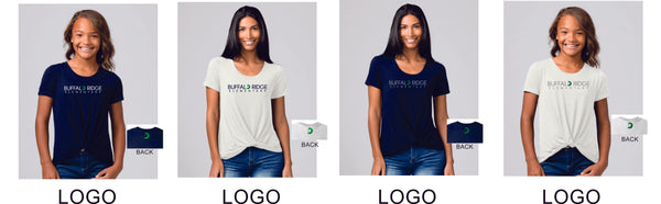 BRE Twisted Tee- Ladies or Girls- 5 Designs