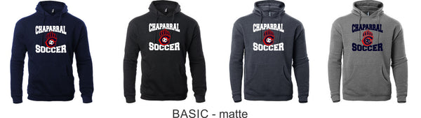 Chap Soccer Unisex Hoodie - 5 Designs- Matte or Glitter