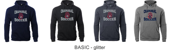 Chap Soccer Unisex Hoodie - 5 Designs- Matte or Glitter