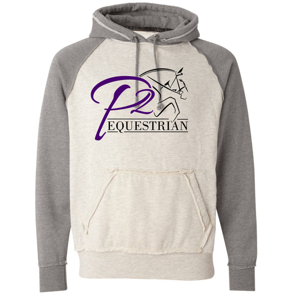 P2 Equestrian Vintage Heathered Hoodie- Matte or Glitter