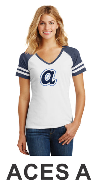 Aces Game Day Ladies Tee- 5 Designs- Matte or Glitter